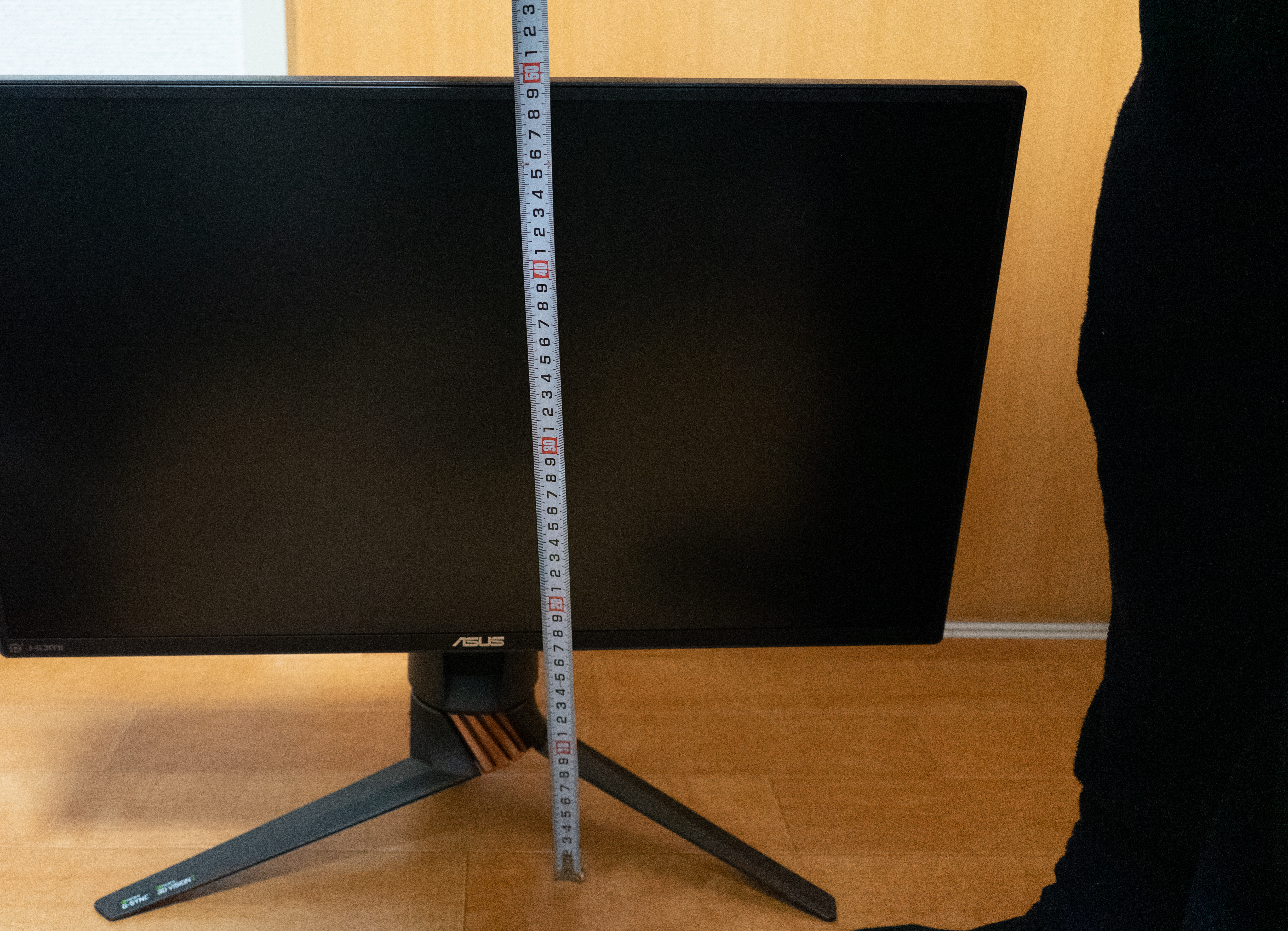 ASUS ROG SWIFT PG258Qレビュー|24.5インチの240Hz駆動、G-SYNC対応