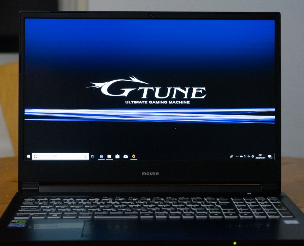 G-Tune E5のレビュー（旧機種名NEXTGEAR-NOTE i5565） GTX1660Ti