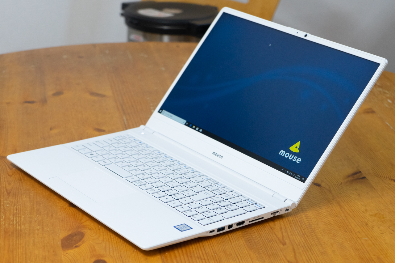 限定台数1000台】m-Book B509Hレビュー|15.6インチの白いノートPC 