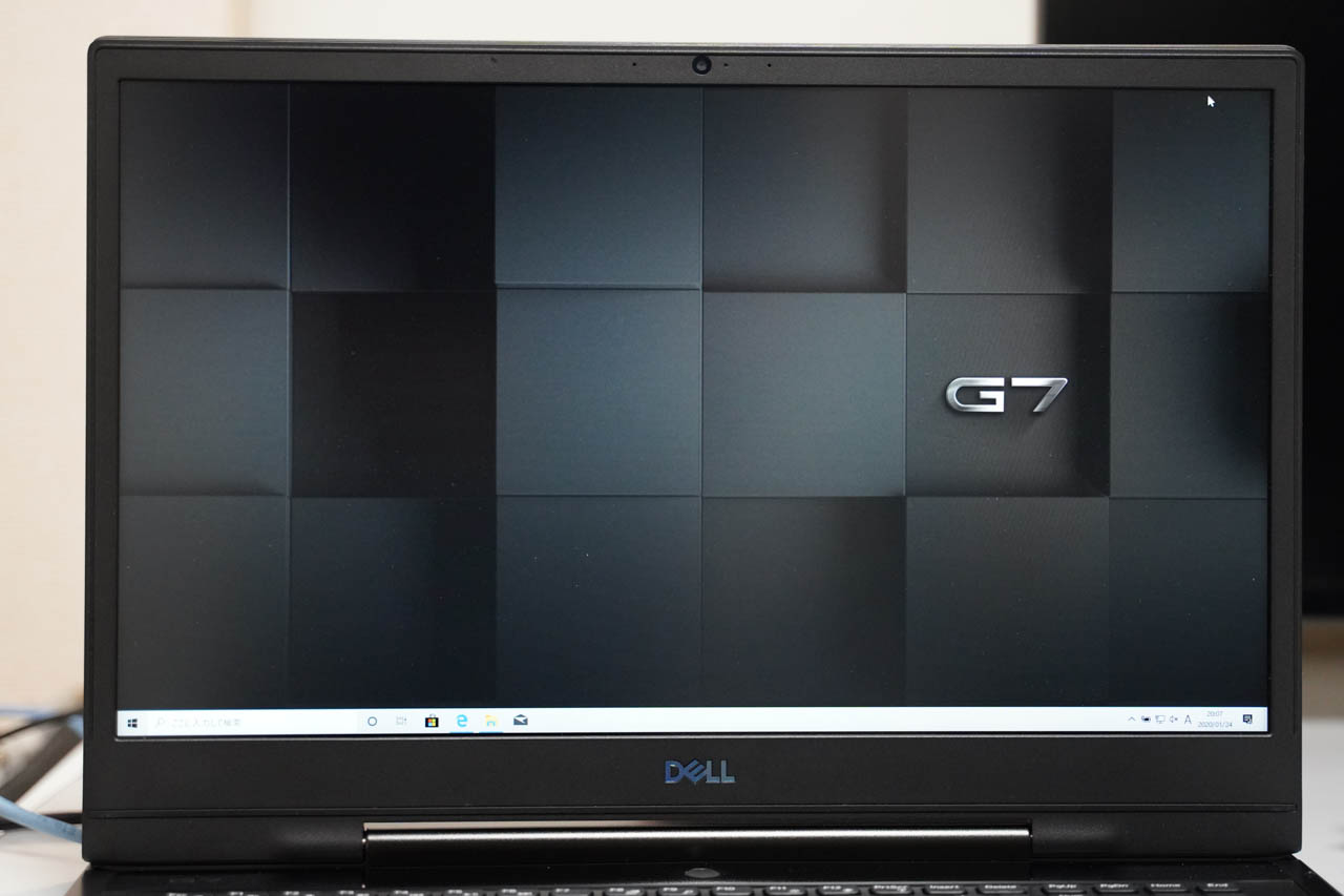 Dell G7 17プラチナ（GTX1660Ti搭載）レビュー 落ち着いたデザインの