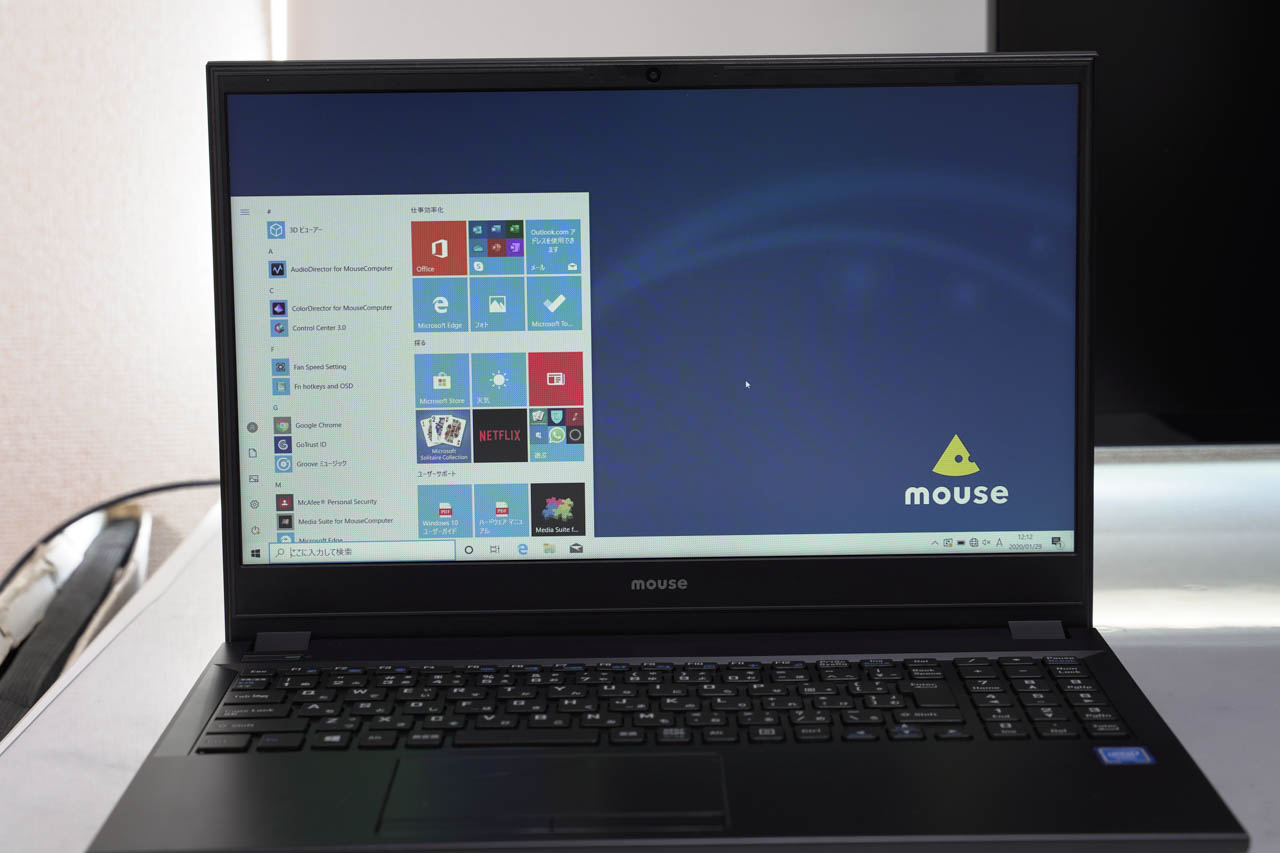 mouse F5-Celeron レビュー、売れ筋の15.6型スタンダードノートPC