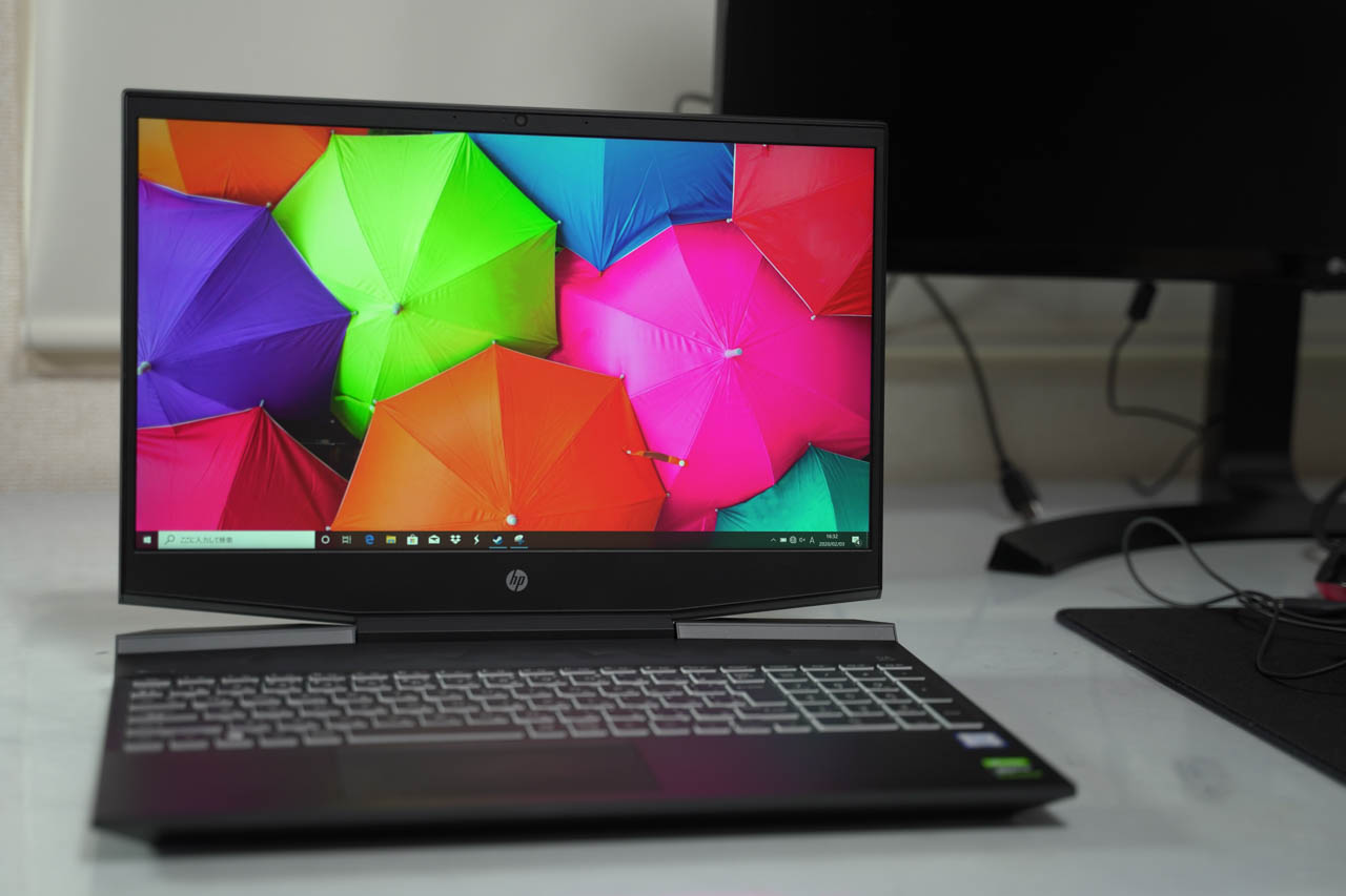 HP Pavilion Gaming 15-dk0000 クリエイターモデルレビュー ミドル