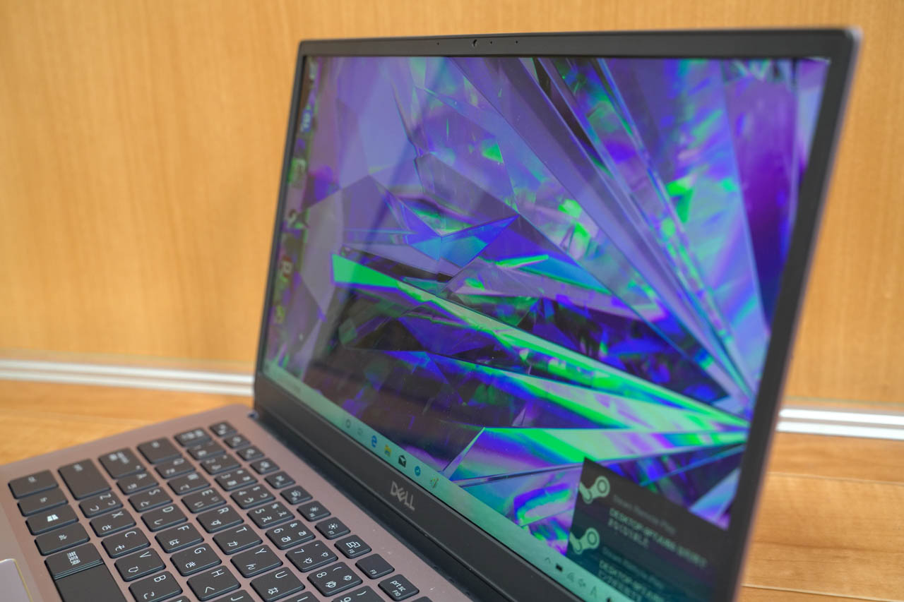 DELL ins 13.3インチ超軽量　Core i7 NVIDIA MX250 レビュー！Core i7-10510U + GeForce MX250構成の、Inspiron 7391