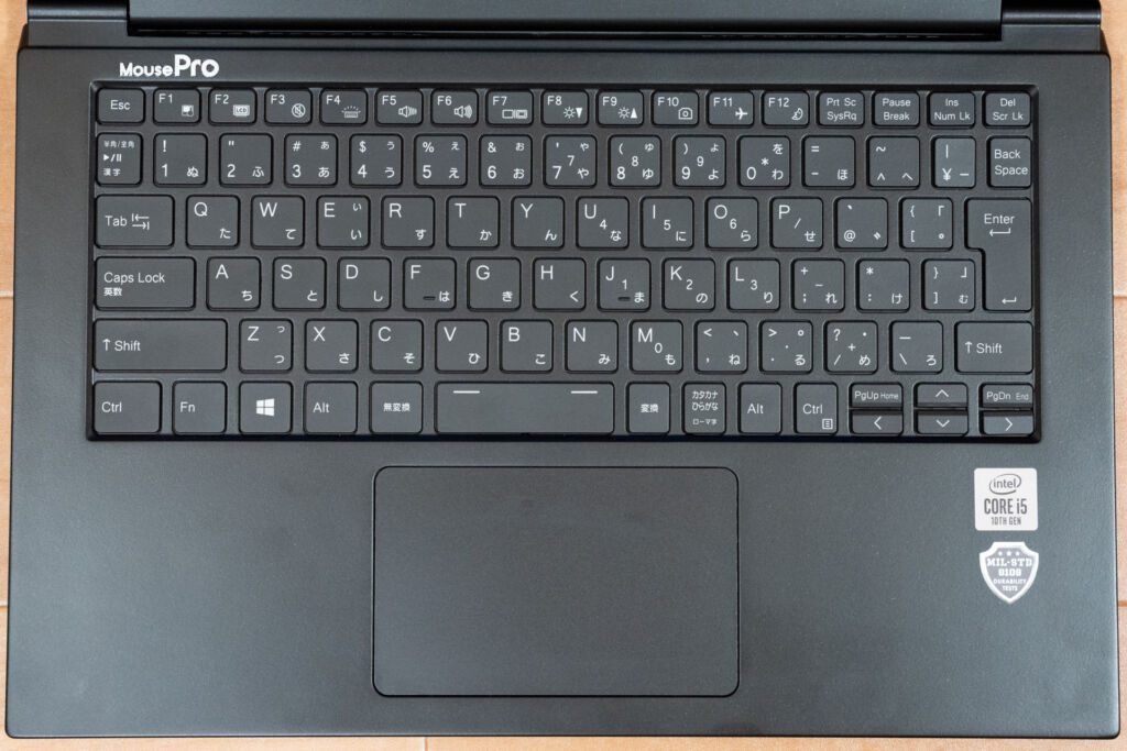MousePro NB410Hレビュー 税抜8万円台で法人向けモバイルノート