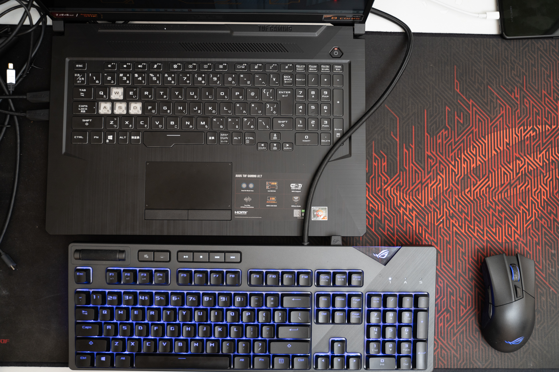 ASUS TUF Gaming A17 FA706QR レビュー Ryzen 7 5800H＋RTX3070搭載の 
