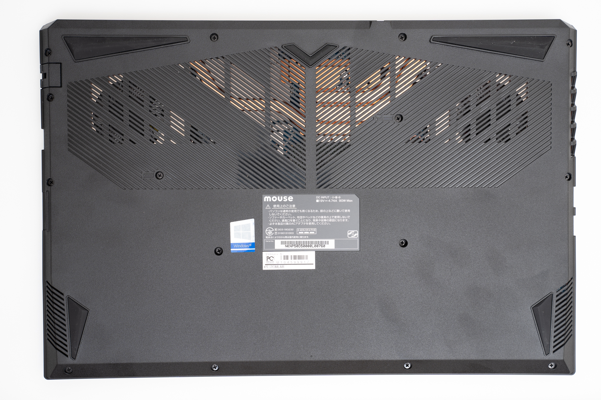 mouse K5レビュー 専用GPUMX350を搭載し、クリエイティブにも使える