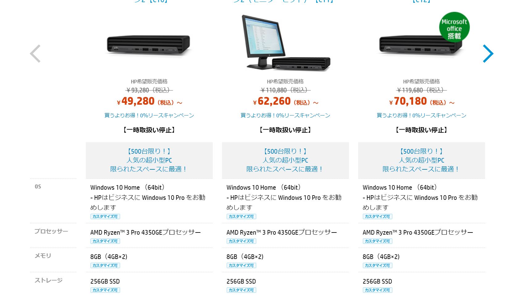 HP ProDesk 405 G6 DMレビュー Ryzen搭載のミニデスクトップPC