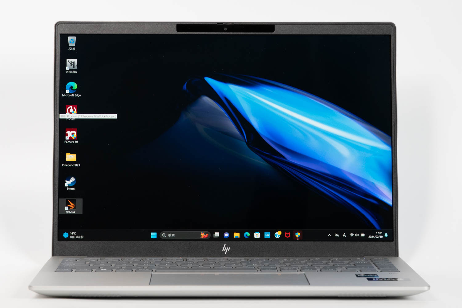 HP Pavilion Plus 14-ew(インテル)レビュー プレミアムロゴ採用の高