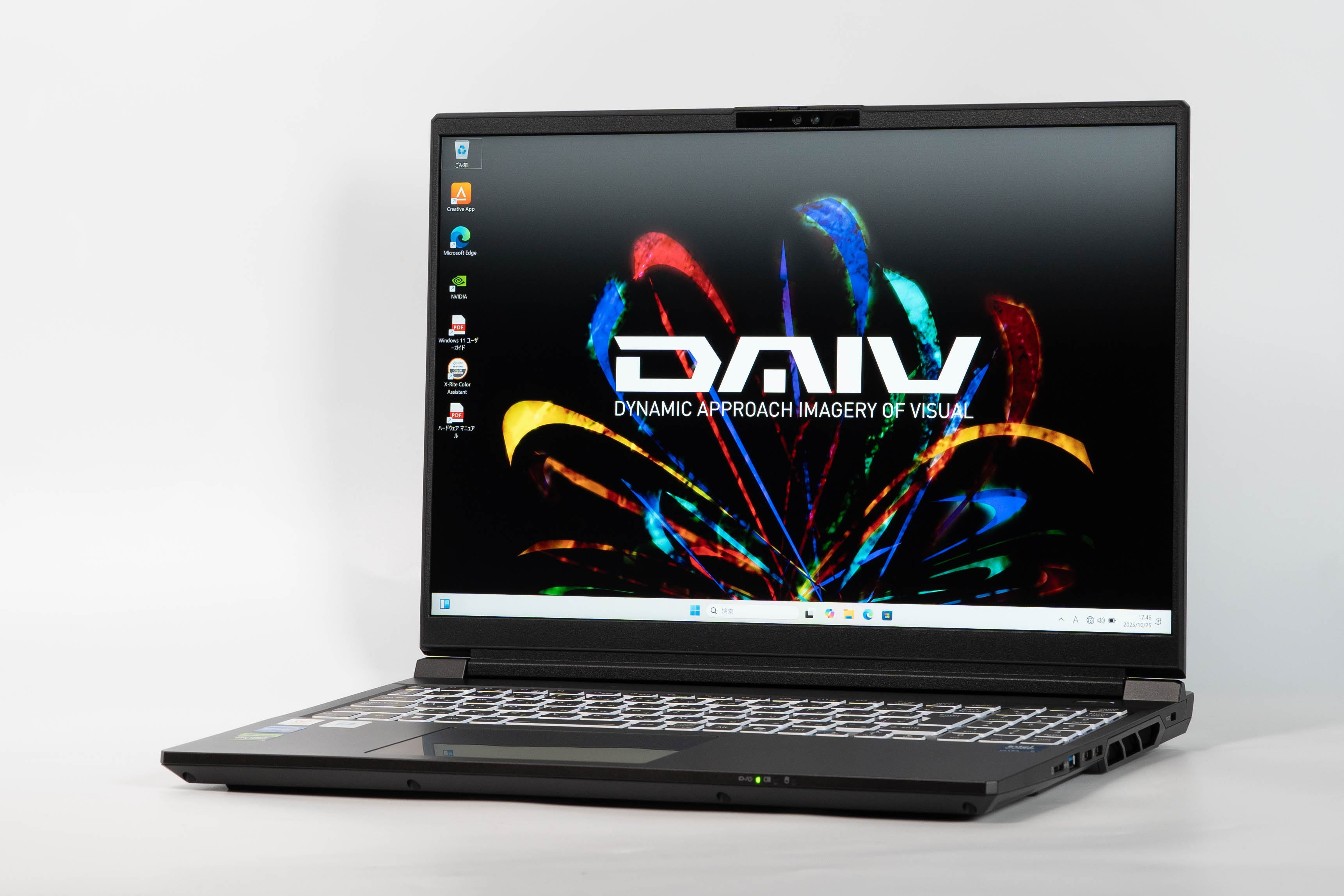 DAIV N6-I7G7TBK-C(NVIDIA Studio 認定PC) レビュー 薄型高性能