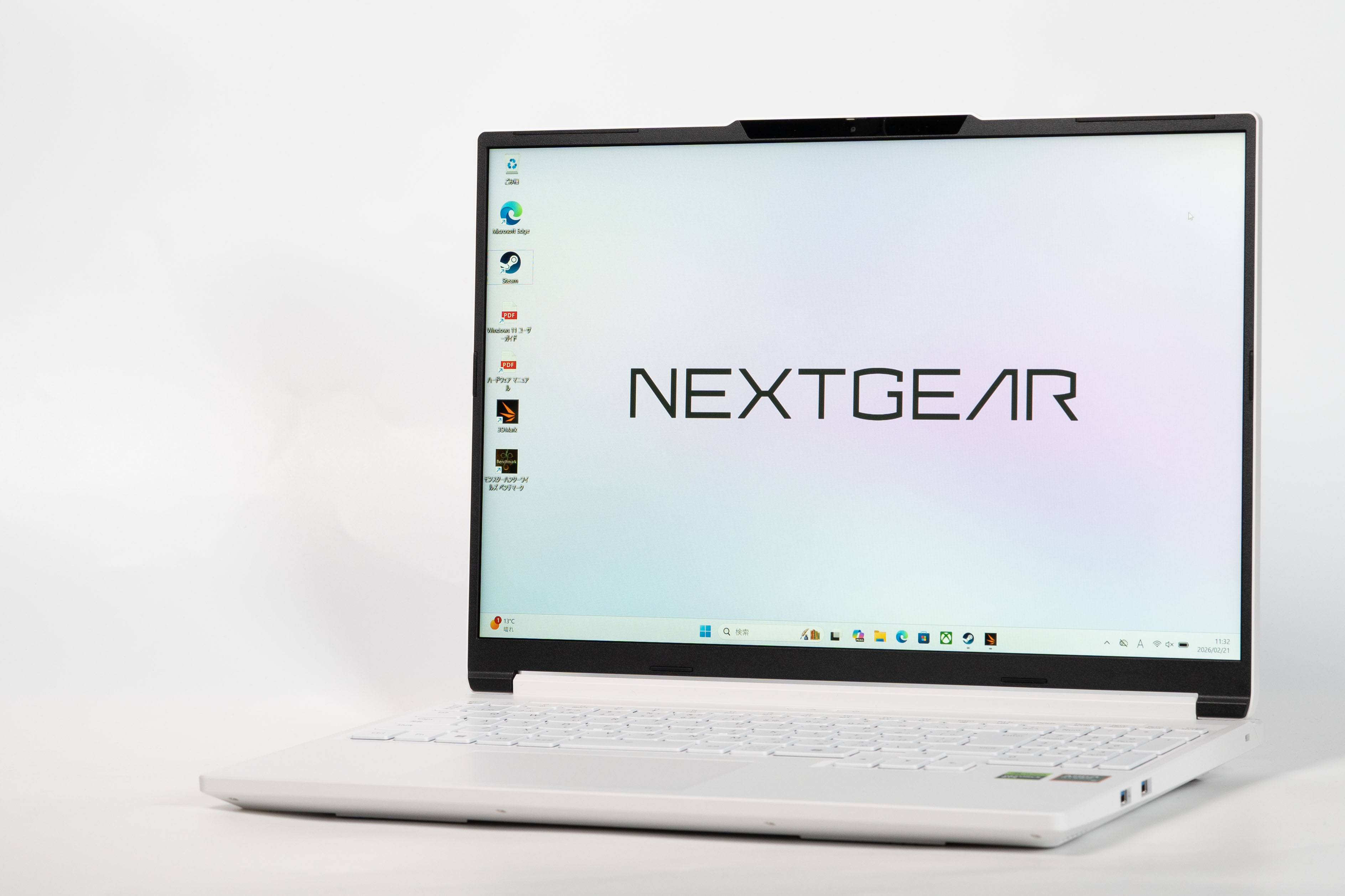 NEXTGEAR J6-A7G50WT-B（ホワイト）レビュー RTX50シリーズ搭載の高