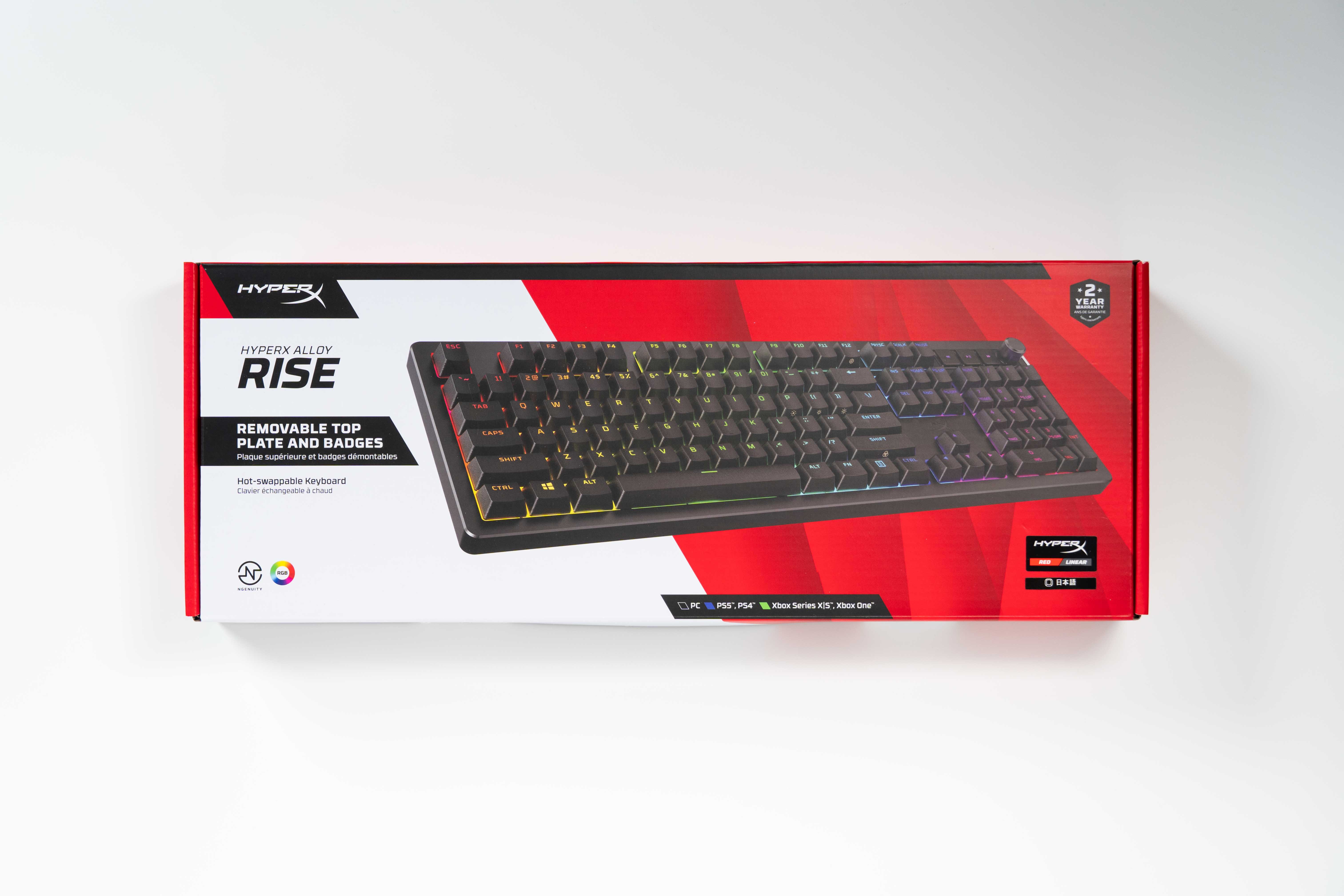 HyperX Alloy Rise レビュー高いカスタマイズ性と快適な打鍵感を両立