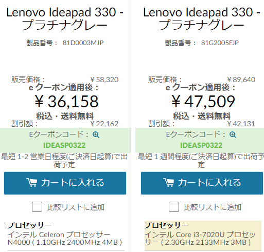 Lenovo Ideapad 330（14）レビュー｜プラチナグレーがオシャレでDVD